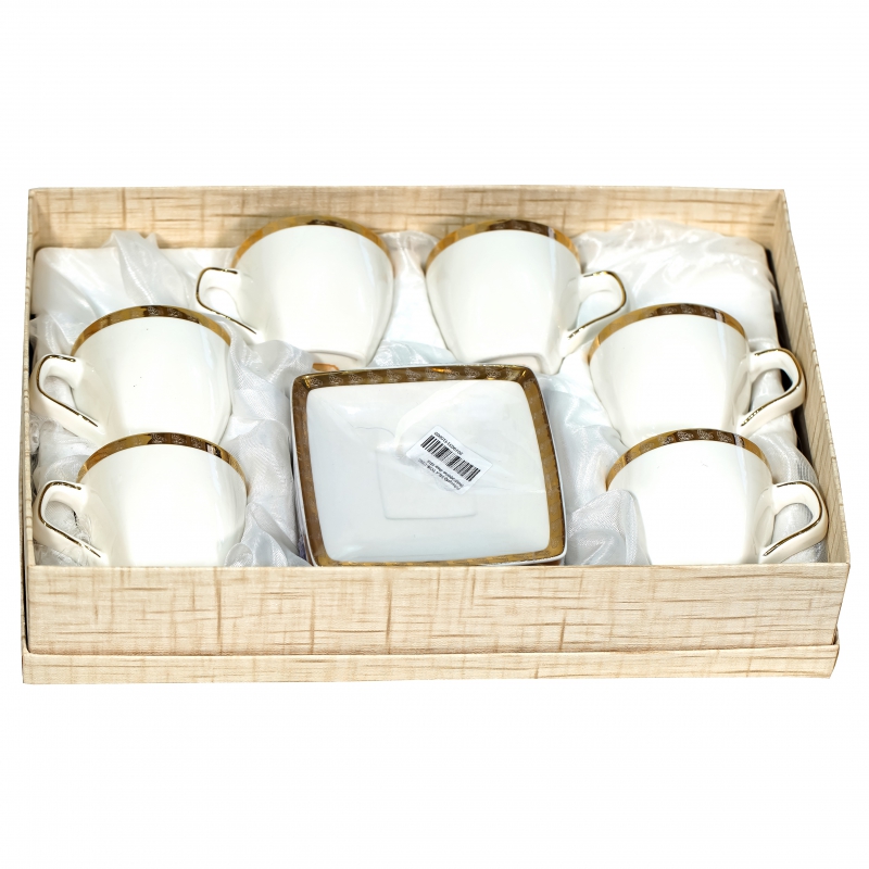 Բաժակ Սուրճի MLA TC08-CD01 Ոսկի/թիթեռ Քառ 9316 2